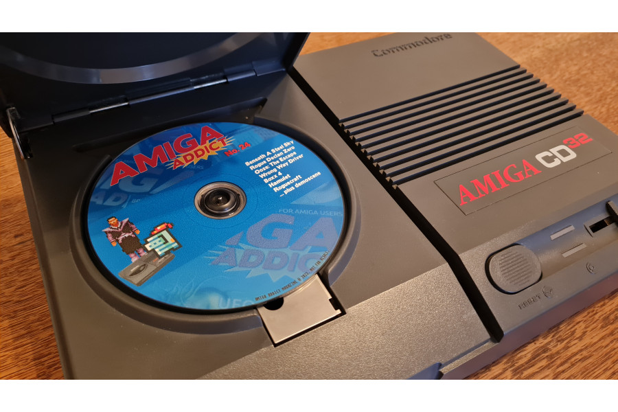 Amiga Addict Coverdisk Sticker Labels and Floppy Disks